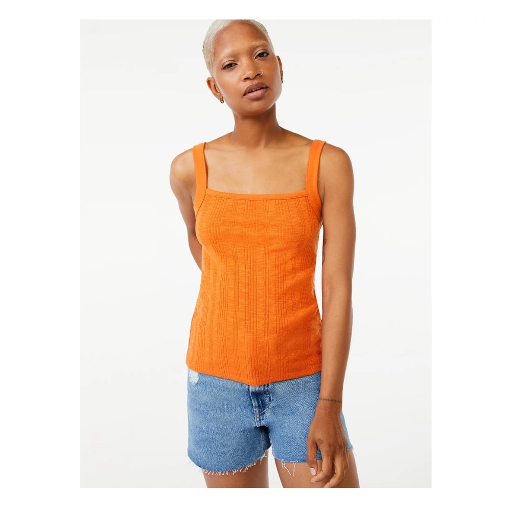 Free Assembly Women's Square Neck Tank Top